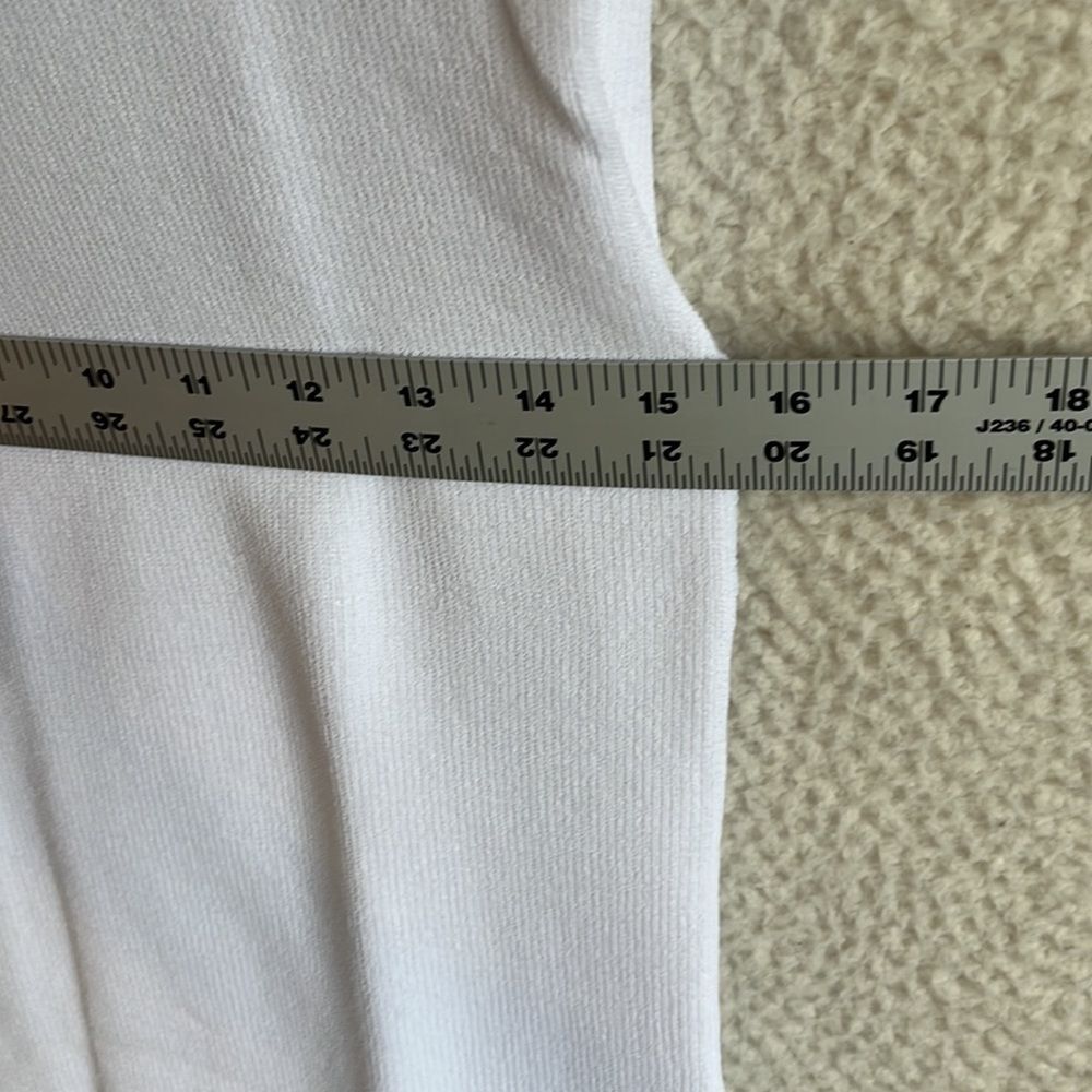J Crew Sleeveless sweater-dress in stretch viscose blend Womens Small White - Picture 5 of 10